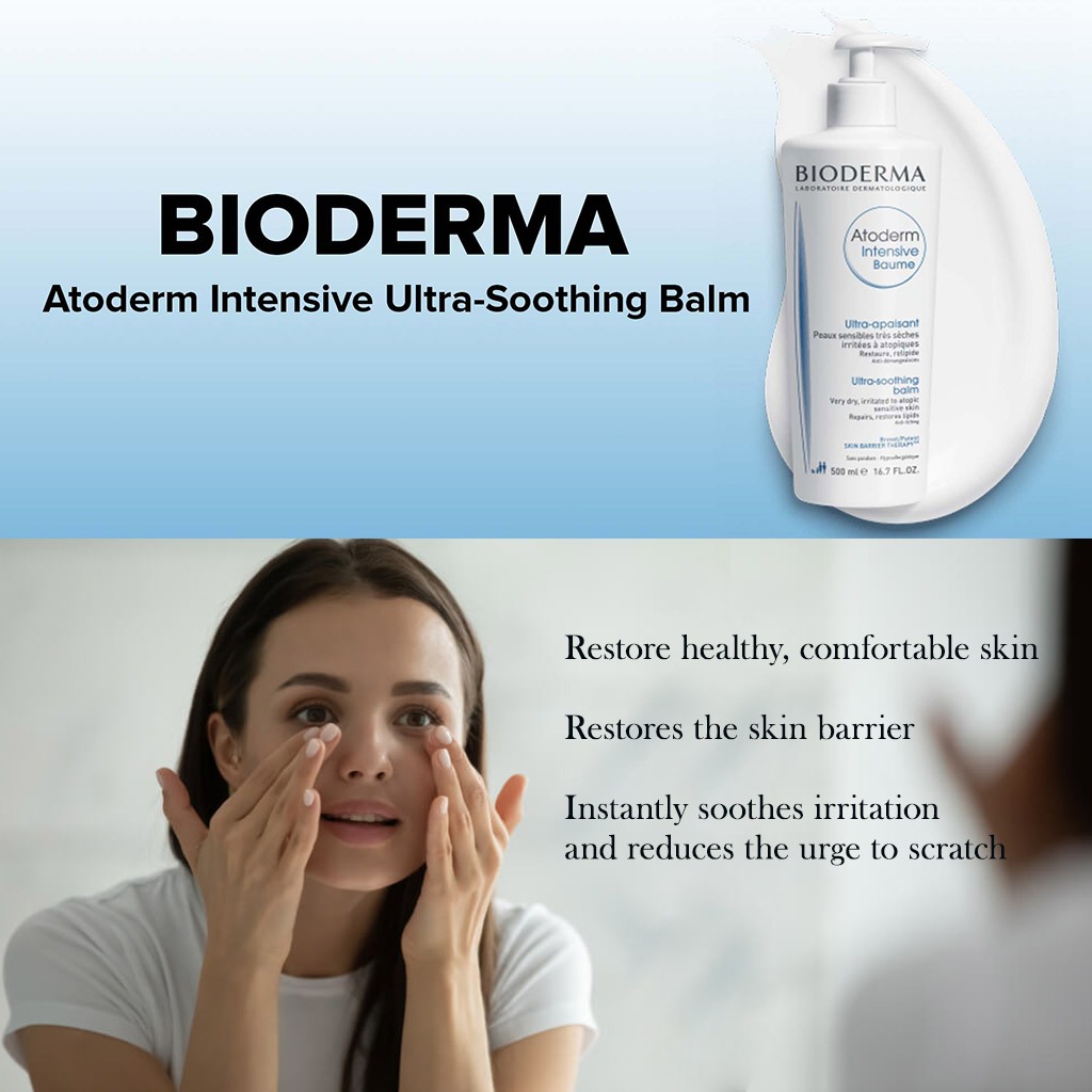 Bioderma Atoderm Intensive Ultra-soothing Baume For Face and Body 500 mL