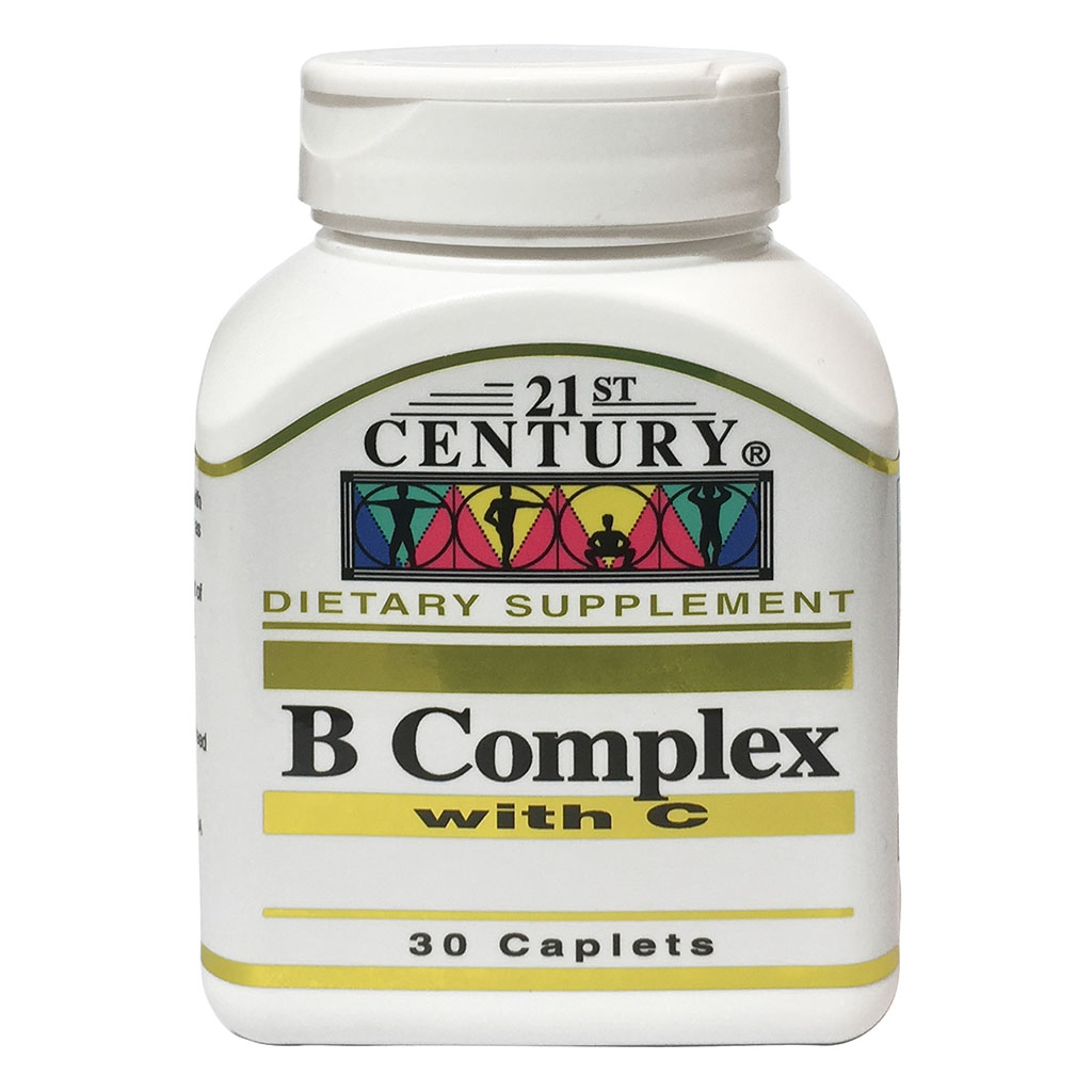 21st Century Vitamin B-Complex With Vitamin C Tablets, Pack of 30's