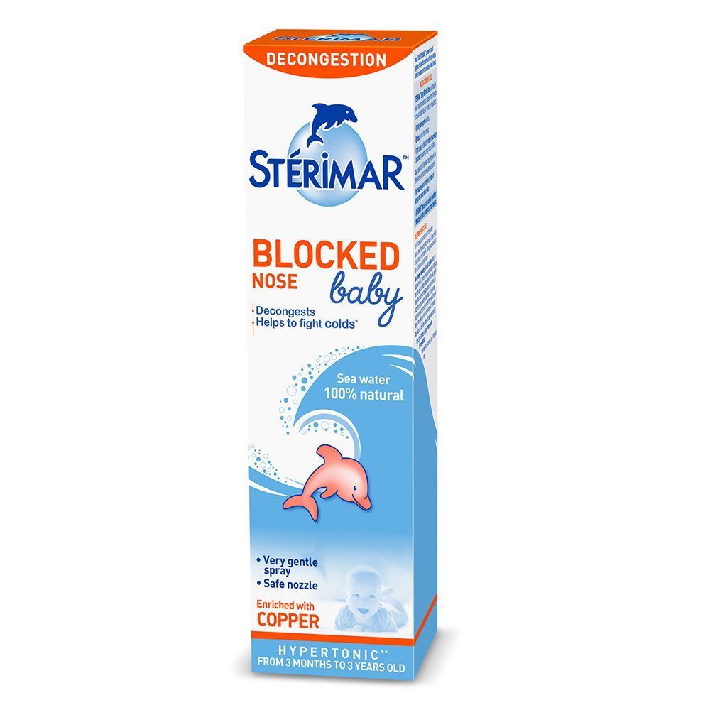 Sterimar Blocked Nose Hypertonic Baby Nasal Spray From 3 Months to 3 Years 50ml