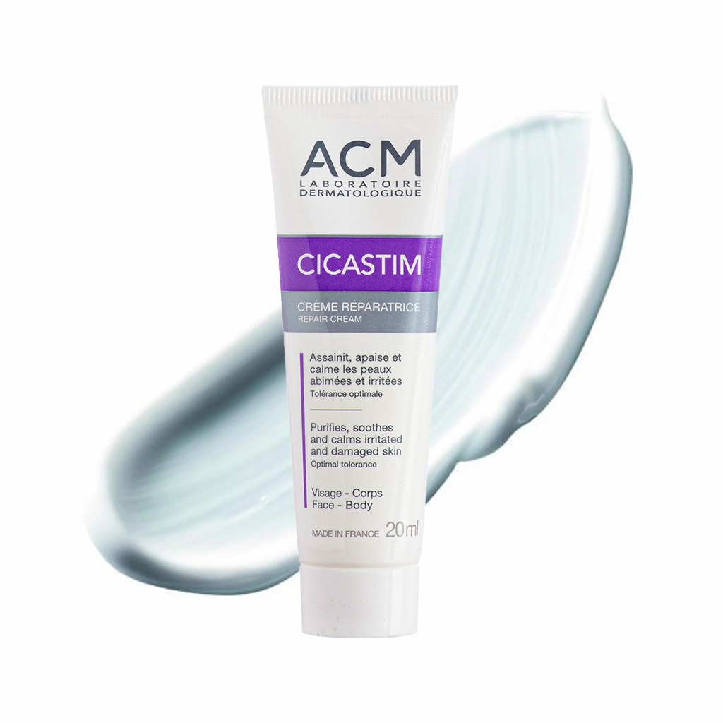 ACM Cicastim Soothing Repair Cream For Irritated And Damaged Skin 20ml