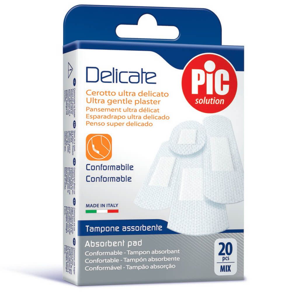 Pic Delicate Plasters Assorted 20's