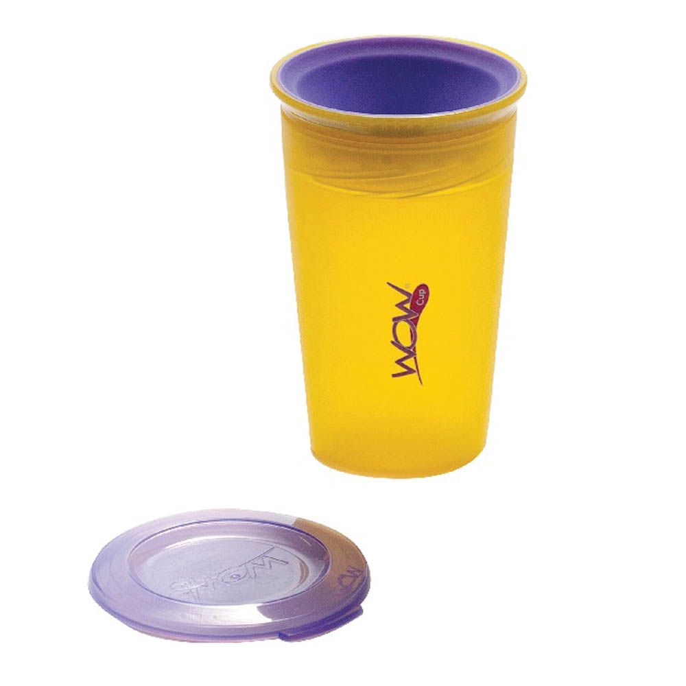 Wow Cups Juicy Kids With Freshness Lids Yellow 9 oz 225