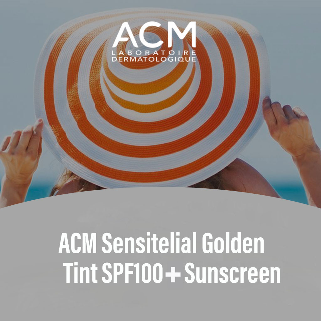 ACM Sensitelial Golden Tint SPF100 Sunscreen Cream 40ml