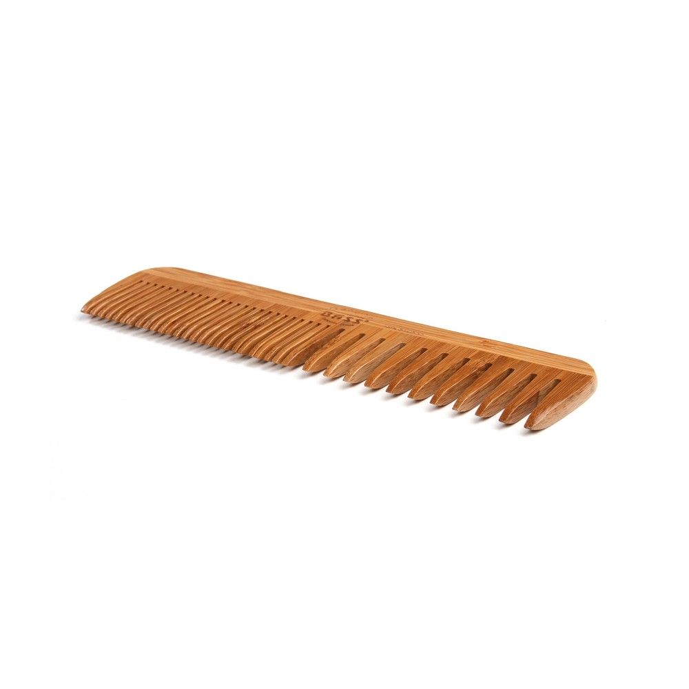 Bass Wide Tooth/Fine Tooth Comb Large Wood Comb W3
