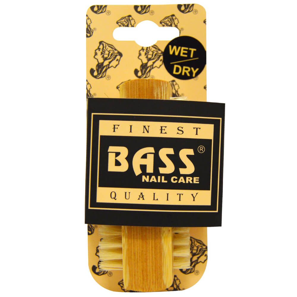 Bass Deluxe Natural Extra Firm 2 Sided Nail Brush NBI