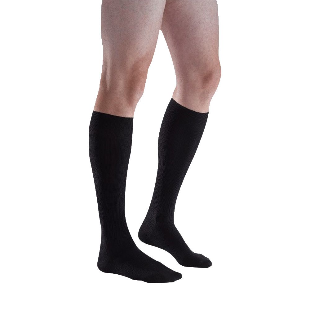Thuasne Venoflex Fast Coton C2 Calf Compression Socks Men Size 3 Normal Black