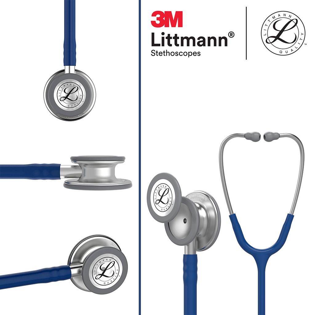 3M Littmann Classic III Stethoscope Navy Blue 5622