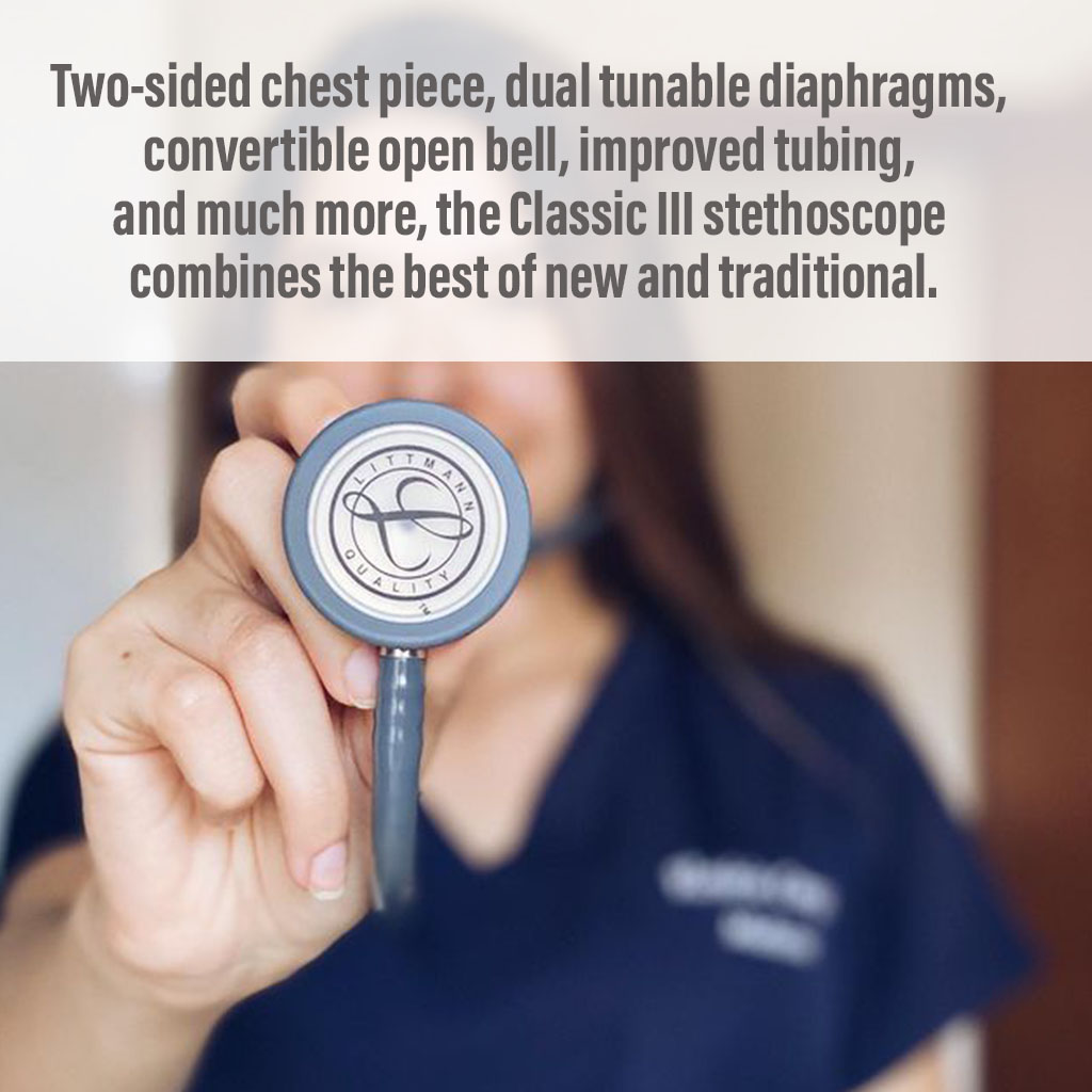 3M Littmann Classic III Stethoscope Grey 5621
