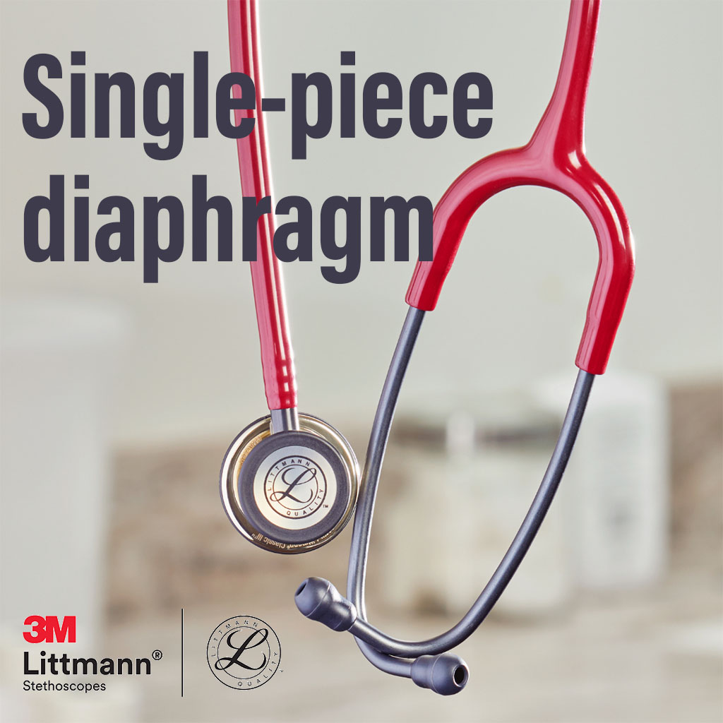 3M Littmann Classic III Stethoscope Burgundy 5627