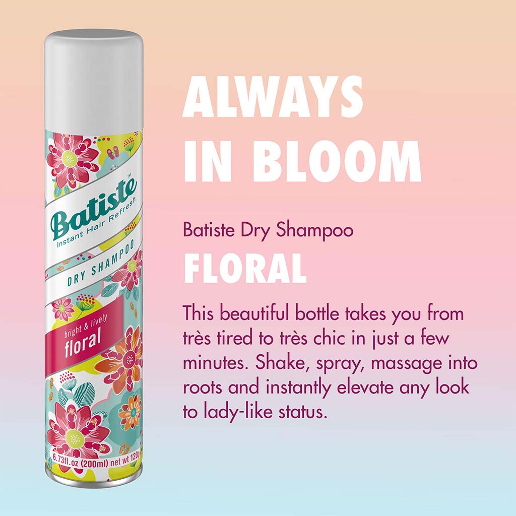 Batiste Dry Shampoo Floral 200 mL