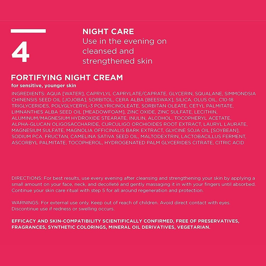 Annemarie Borlind ZZ Sensitive Fortifying Night Cream, Anti-Stress 50ml