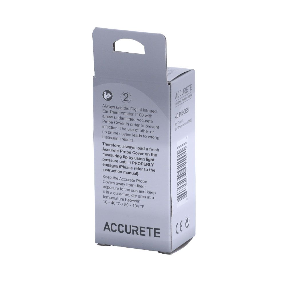 Accurete Ear Thermometer Probe Covers 40's