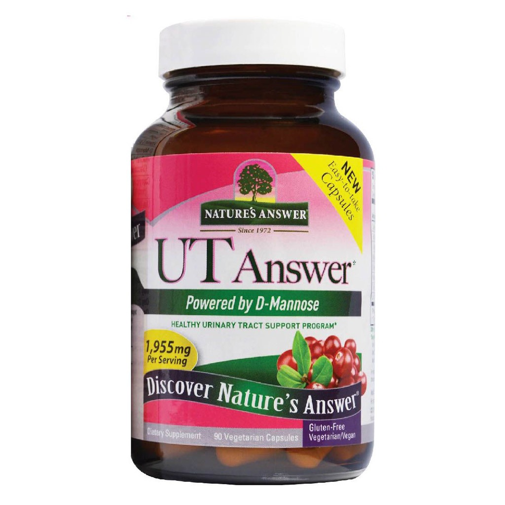 Nature's Answer UT Answer 1955mg Vegan Capsules For Urinary Tract Health, Pack of 90's