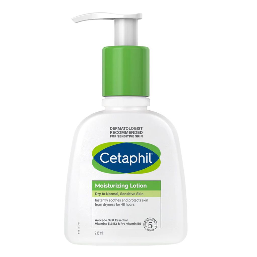 Cetaphil Moisturizing Lotion, Face & Body Moisturizer For Men & Women With Normal to Dry Sensitive Skin, Unscented, 236ml