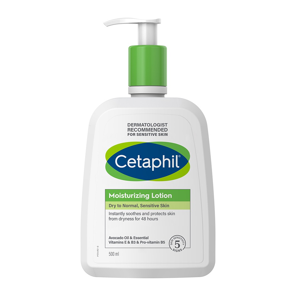 Cetaphil Moisturizing Lotion, Face & Body Moisturizer For Men & Women With Normal to Combination and Sensitive Skin, Unscented, 500ml