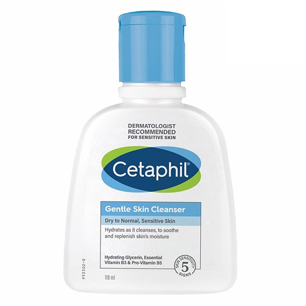 Cetaphil Gentle Skin Cleanser, Face & Body Wash For Men & Women With Dry to Normal and Sensitive Skin, Unscented, 118ml