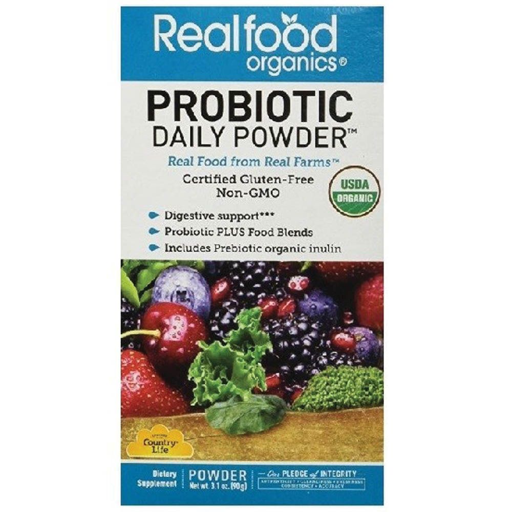 Country Life Real Food Organics Probiotic Daily Powder 90 g