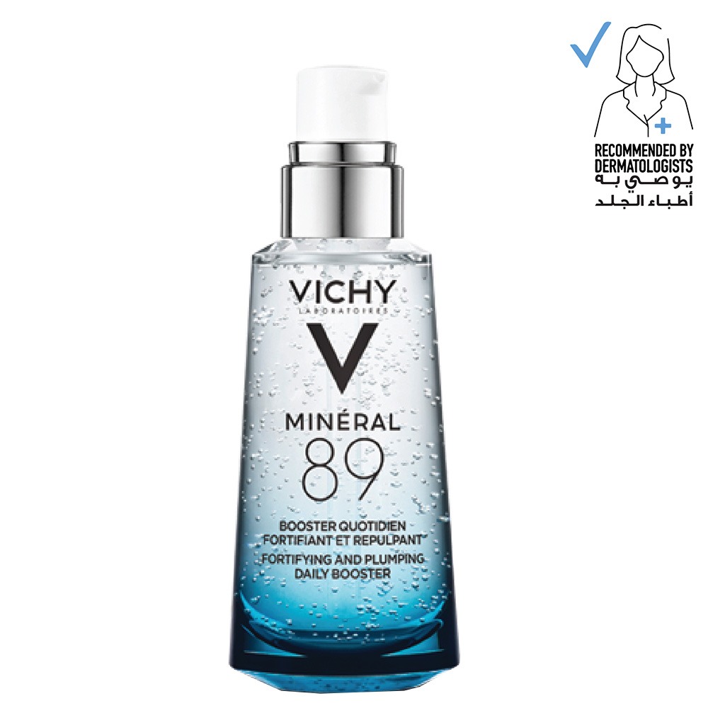 Vichy Mineral 89 Fortifying & Plumping Daily Serum For All Skin Types With Hyaluronic Acid 50ml