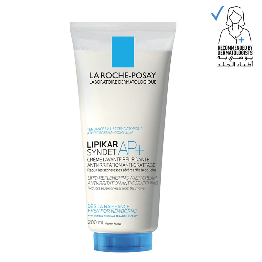 La Roche-Posay Lipikar Syndet AP+ Body Wash For Extremely Dry Atopic Eczema-Prone Skin 200ml