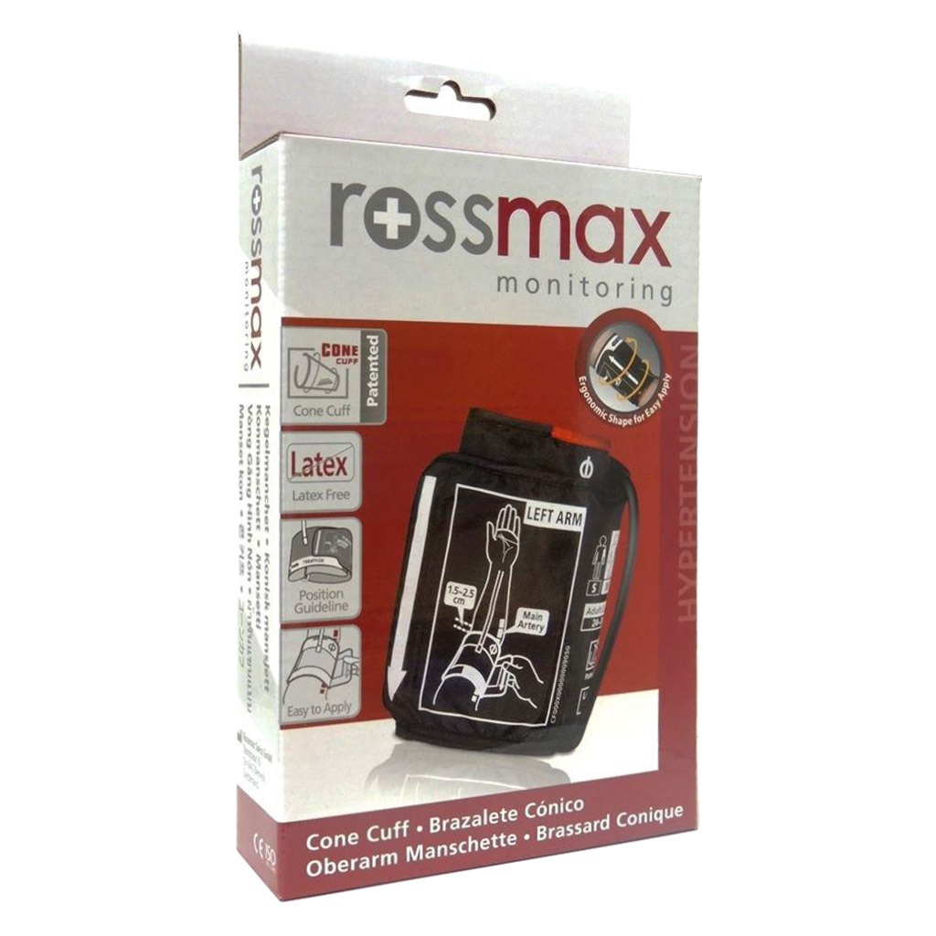 Rossmax Digital Korotkoff Blood Pressure Cone Cuff Large, Pack of 1's