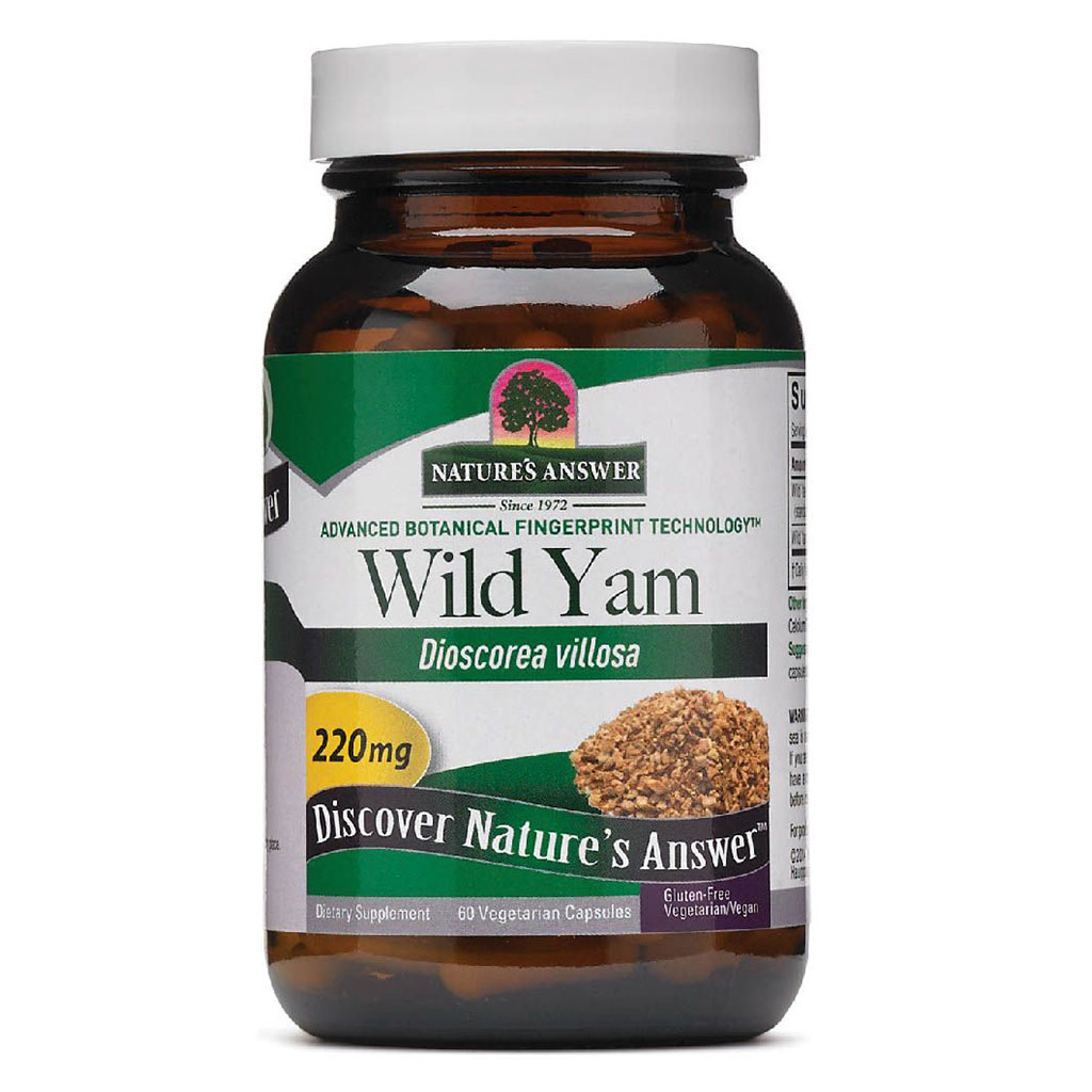 Nature's Answer Wild Yam 220 mg Vegetarian Capsules 60's