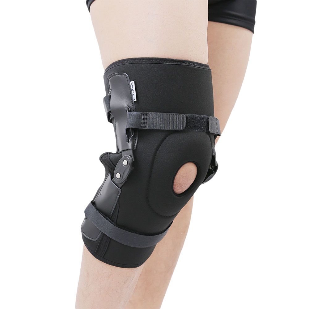Olympa Airmesh Knee Brace Open Type Black Extra Extra Large OES-712
