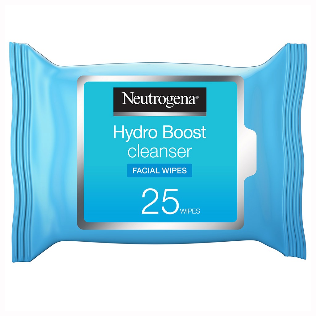 Neutrogena Hydro Boost Makeup Remover & Cleansing Facial Wipes, Pack of 25's