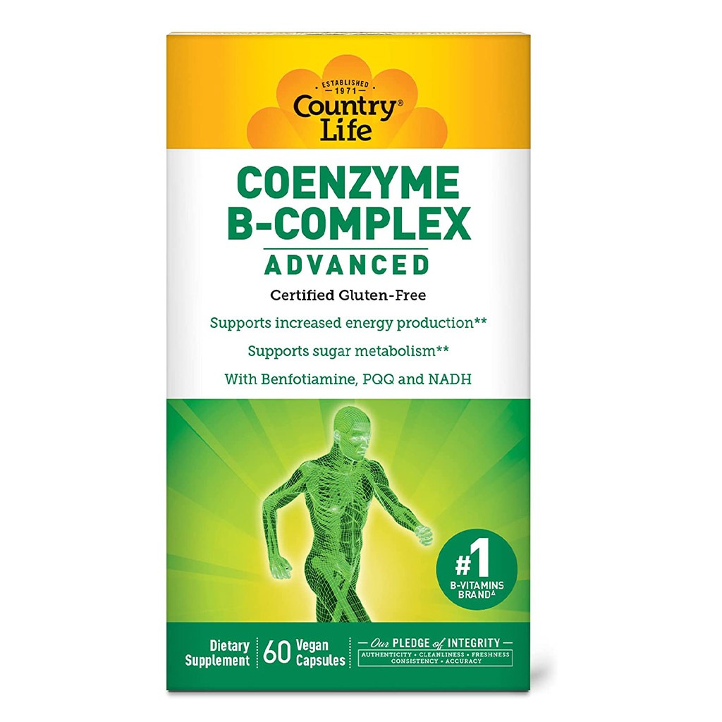 Country Life Coenzyme B-Complex Advanced Capsules 60's