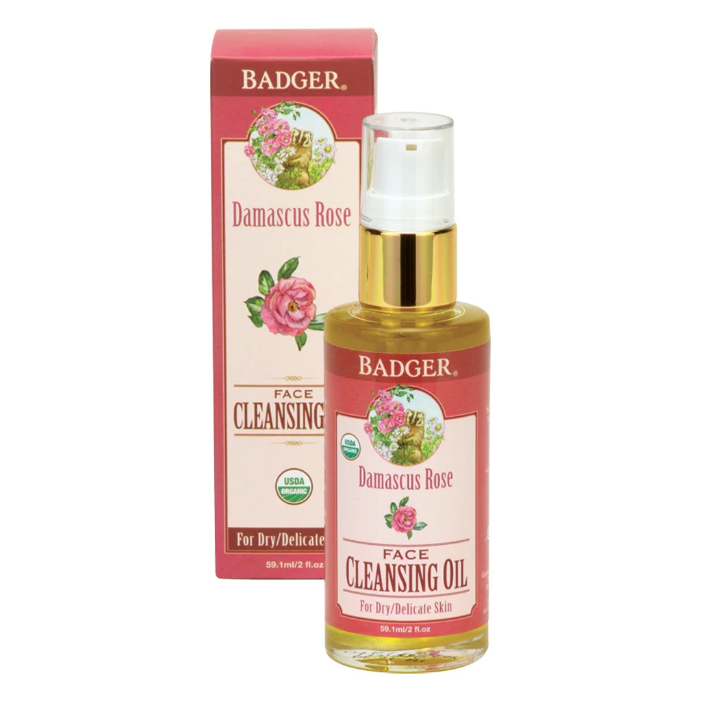 Badger Damascus Rose Face Cleansing Oil 59.1 mL