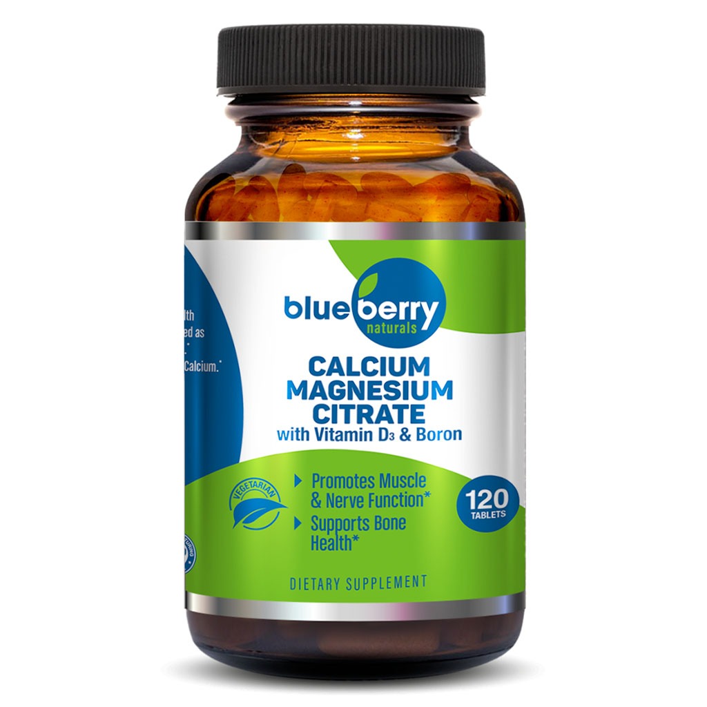 Blueberry Naturals Calcium Magnesium Citrate Tablets 120's B0241