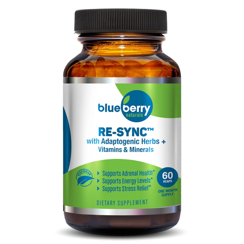 Blueberry Naturals Re-Sync Vegetarian Capsules 60's B0326 