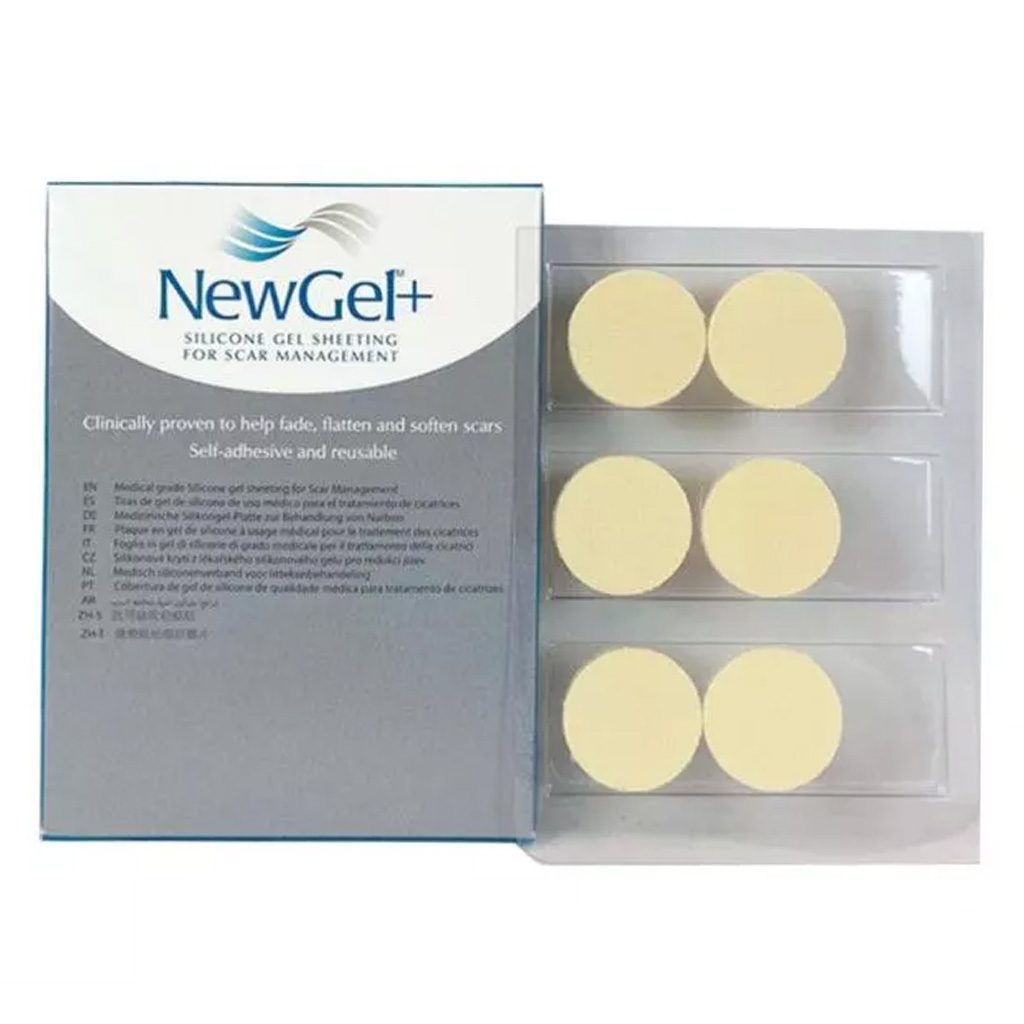 NewGel+ Advanced Medical-Grade Silicone Gel Dots, NG-180 Beige, Pack of 6's