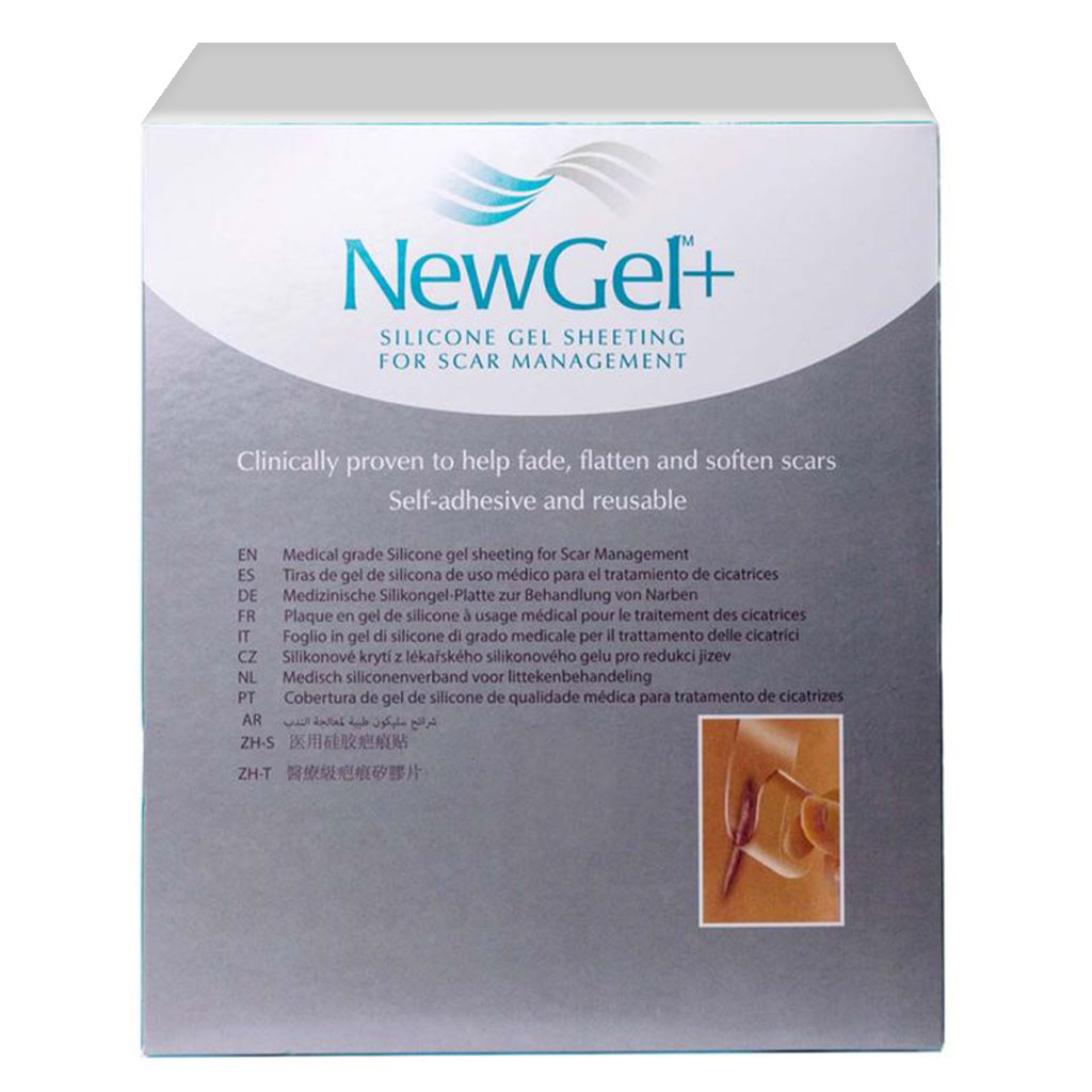 NewGel+ Advanced Medical-Grade 2" x 8" C-Section Strip For C-Section Scar Management, NG-160 Beige, Pack of 1's 
