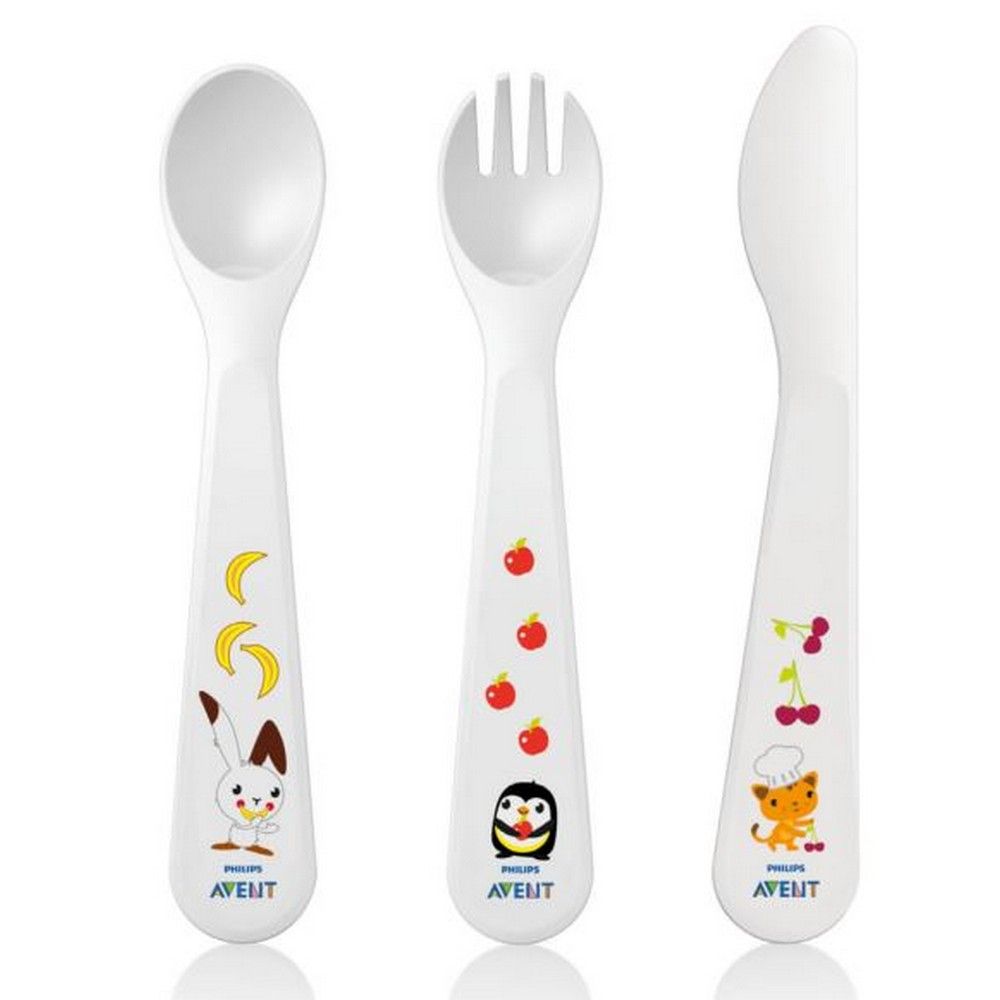 Avent Toddler Fork Spoon And Knife SCF714/00