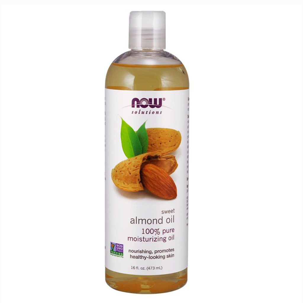 Now Solutions 100% Pure Sweet Almond Moisturizing Oil 473ml