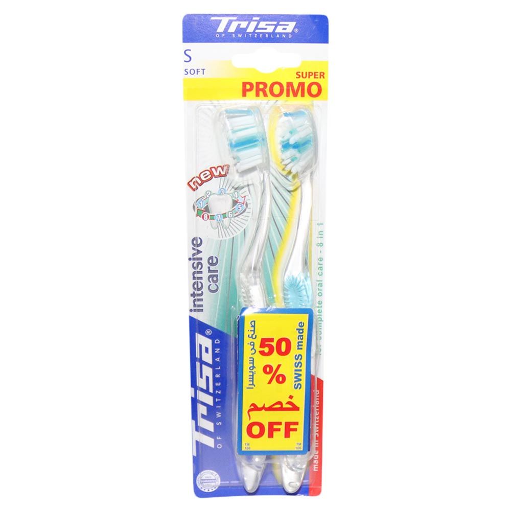 Trisa Intensive Care Soft Toothbrush 1 + 1 Promo 016919
