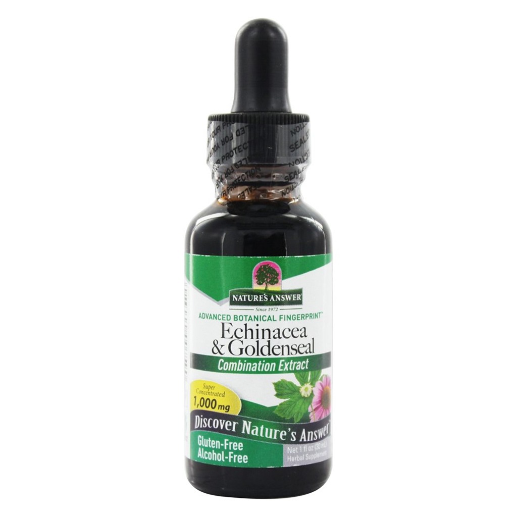 Nature's Answer Echinacea & Goldenseal 1000mg Drops For Immunity Support 30ml
