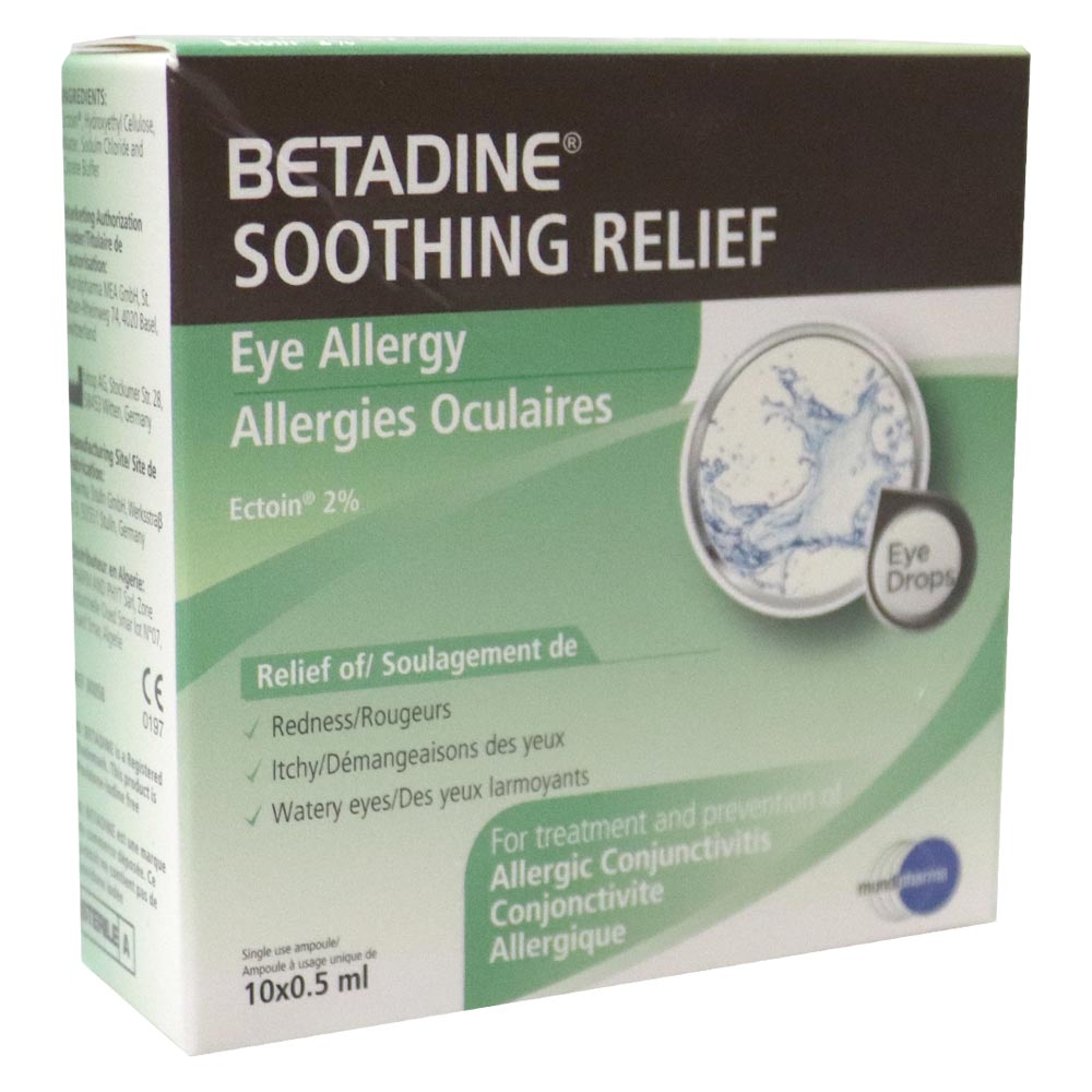 Betadine Soothing Relief Eye Allergy 0.5 mL 10's