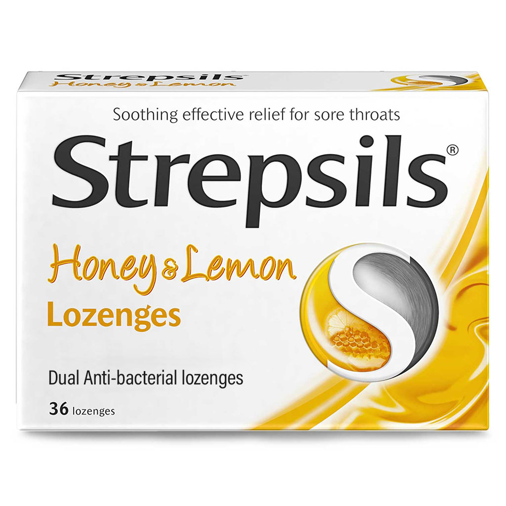 Strepsils Honey & Lemon Lozenges 36's