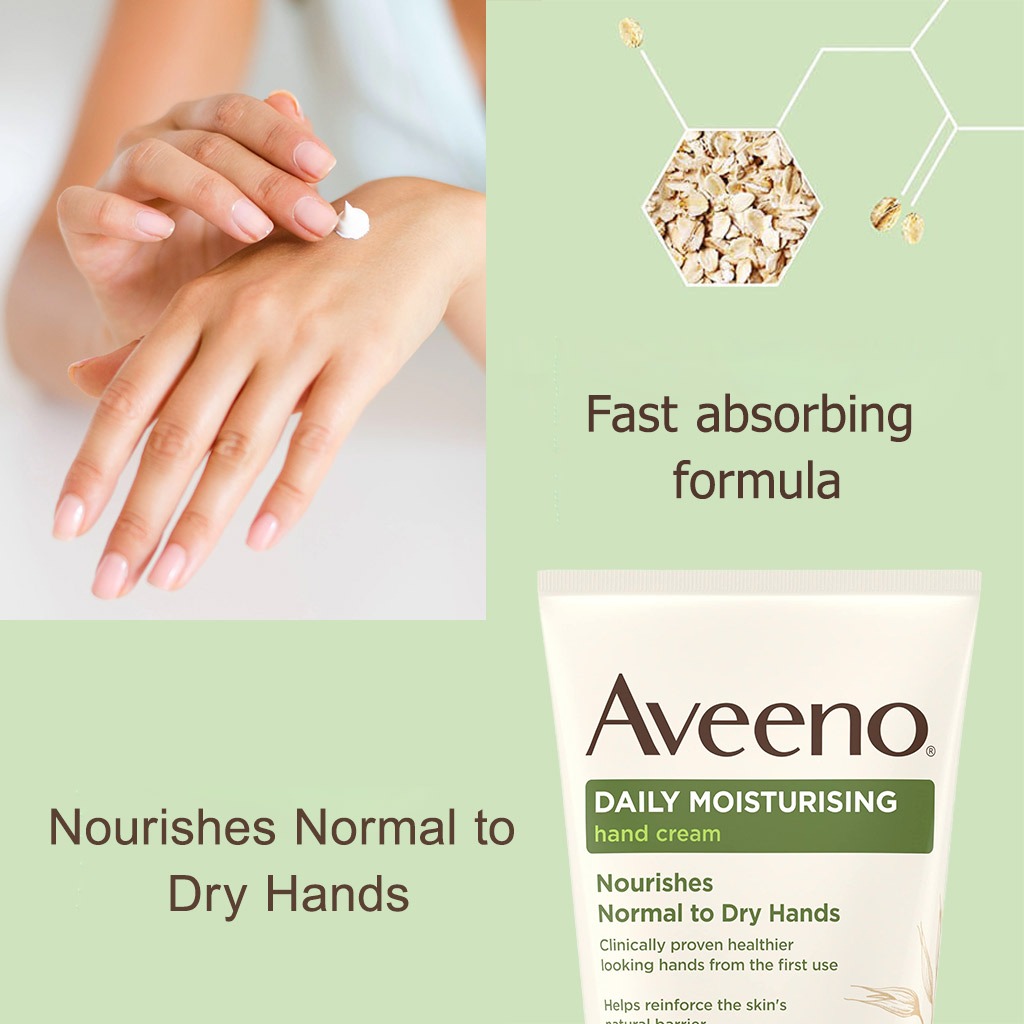 Aveeno Daily Moisturizing Hand Cream For Normal to Dry hands 75 mL