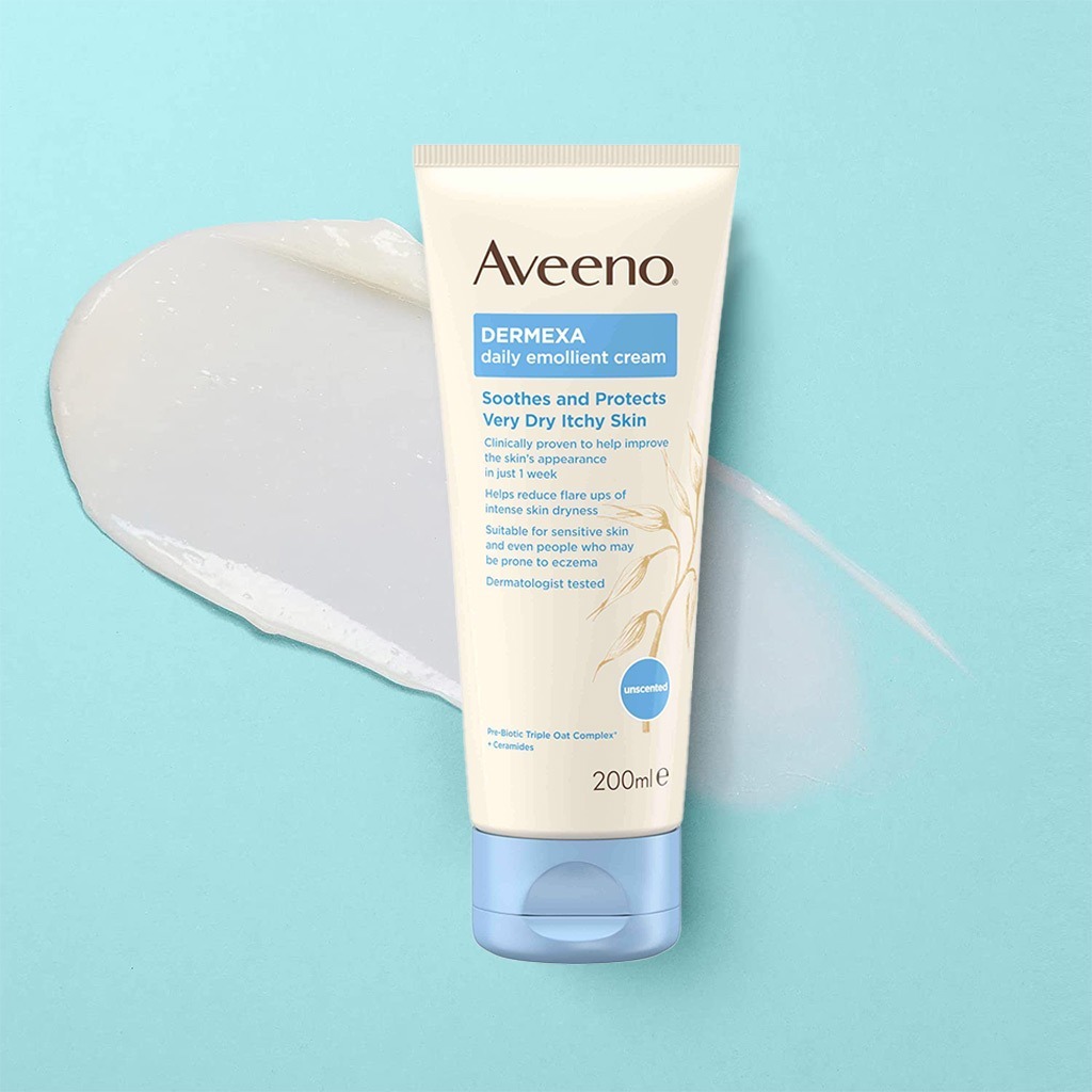 Aveeno Dermexa Daily Emollient Cream For very dry itchy skin 200 mL