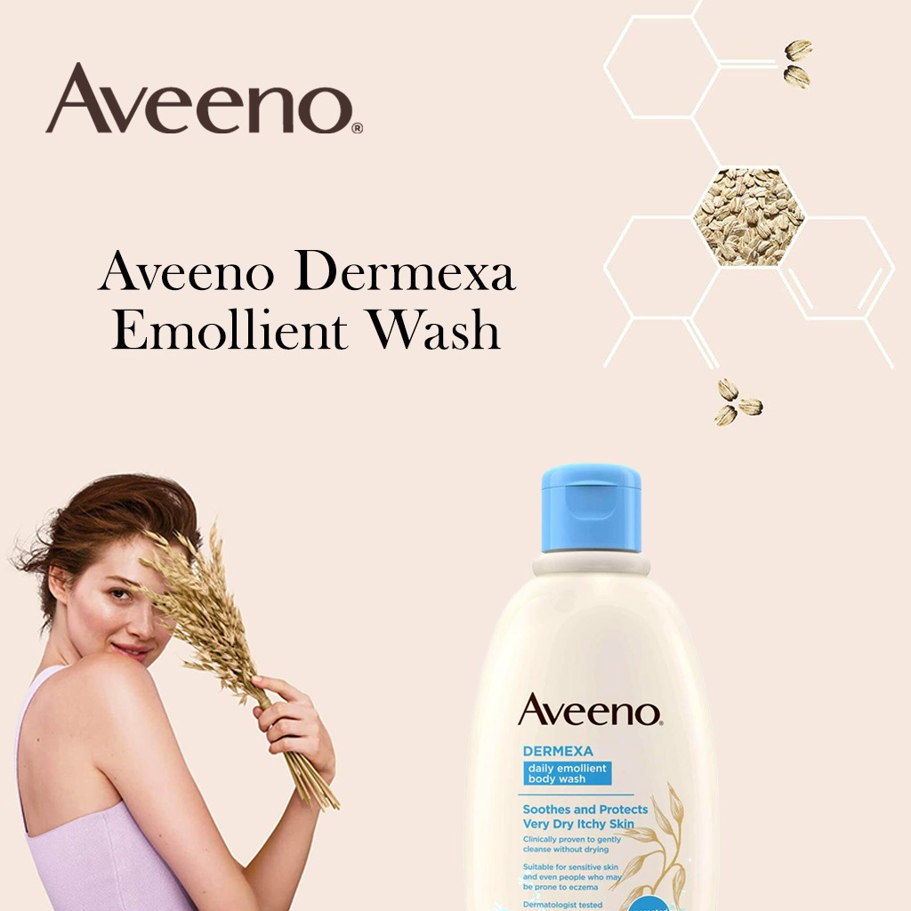 Aveeno Dermexa Daily Emollient Body Wash For very dry itchy skin 300 mL