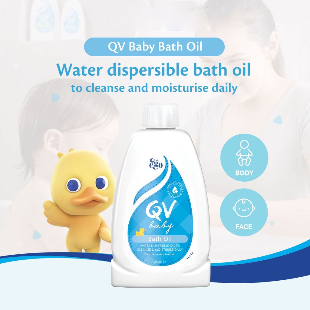 Ego QV Baby Bath Oil 250ml