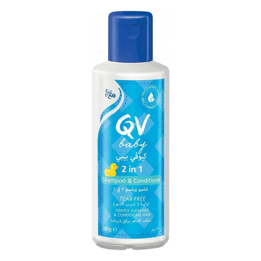 Ego QV Baby 2 In 1 Tear Free Shampoo & Conditioner 200g