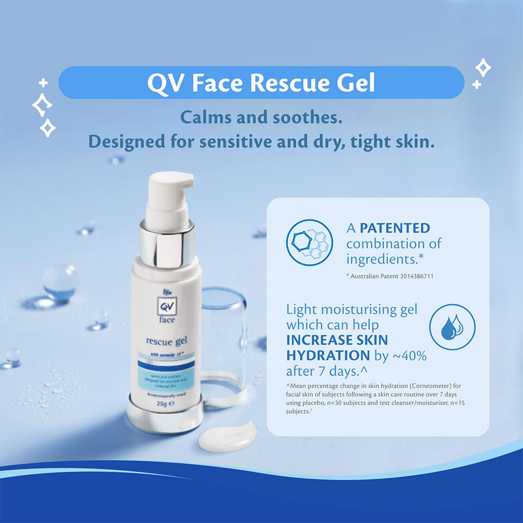 Ego QV Face Rescue Gel For Sensitive Skin 25g
