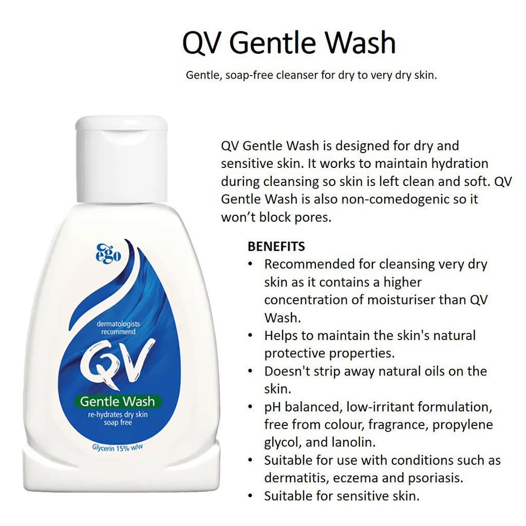 Ego QV Gentle Body Wash For Dry Skin 40g