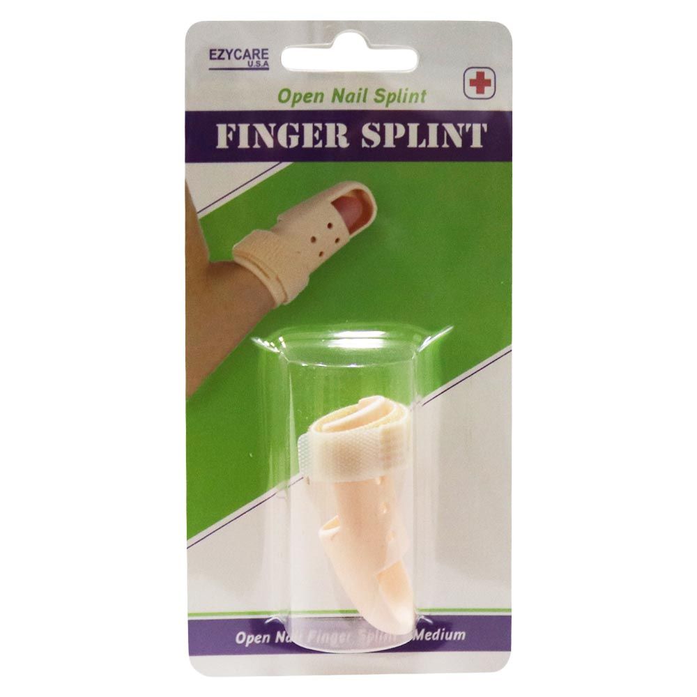 Ezycare Open Nail Finger Splint M 17493