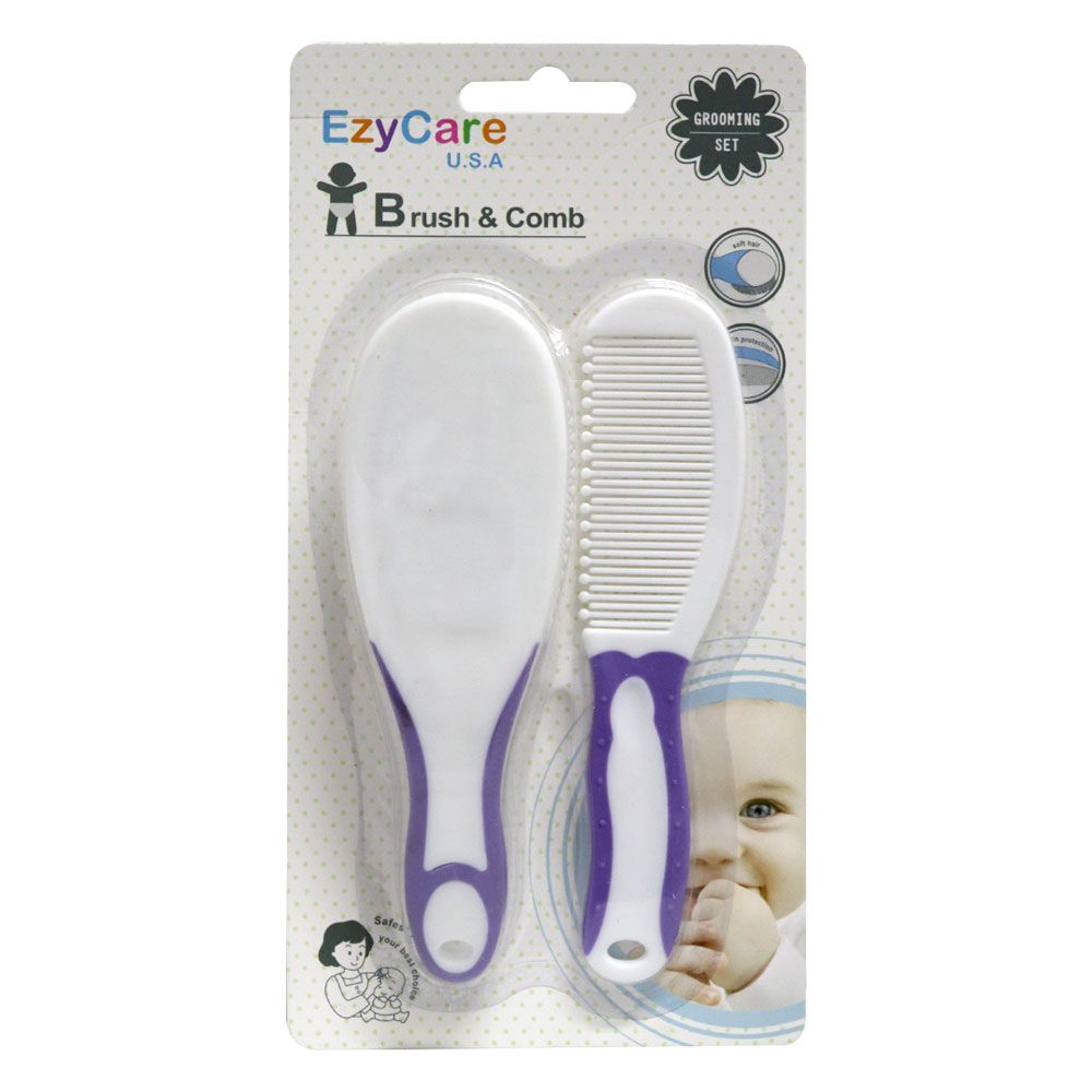 Ezycare  Baby Brush & Comb Grooming Set 11804