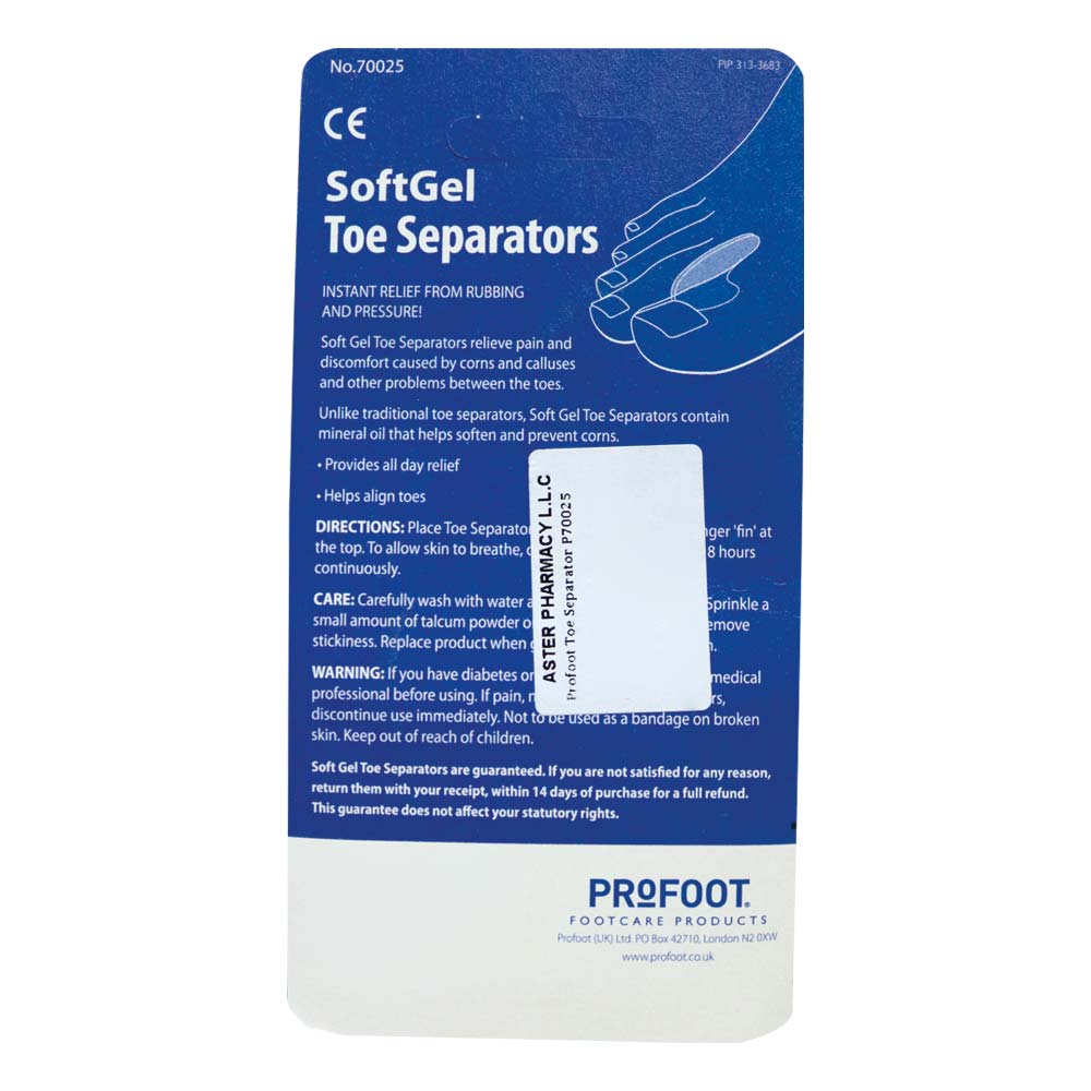 Profoot Soft Gel Toe Separators P70025