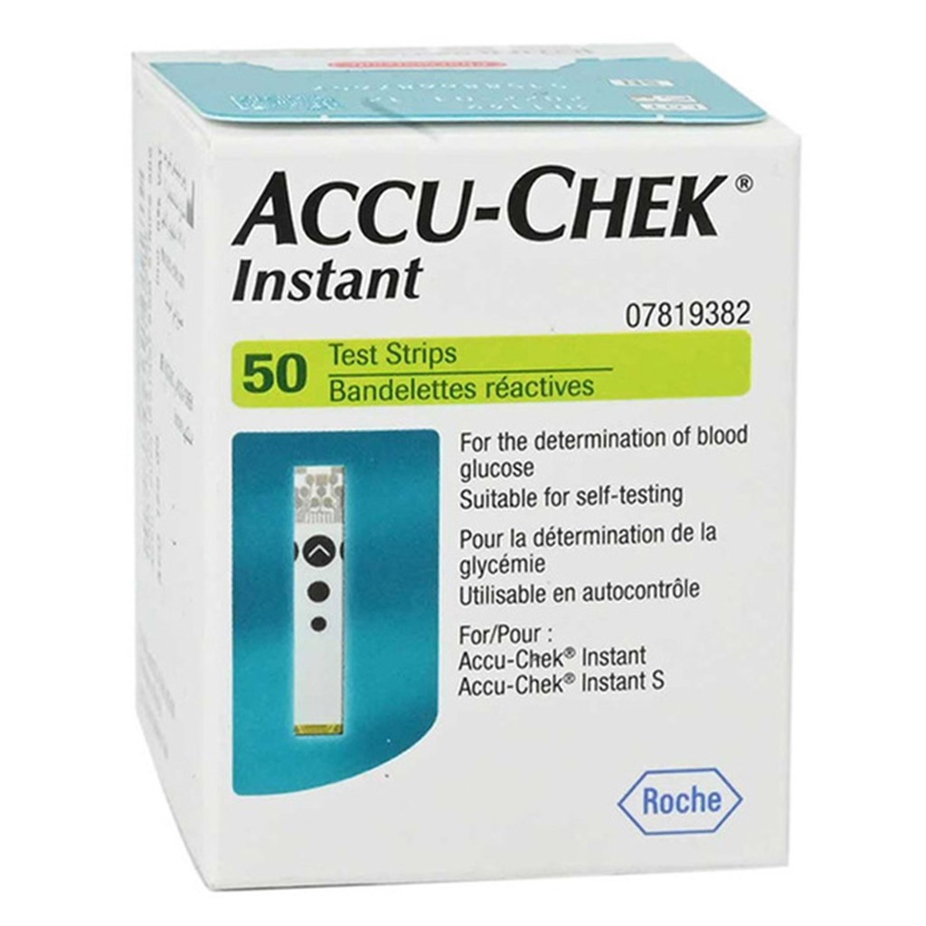 Accu-Chek Instant Strips For Diabetic Blood Glucose Testing Pack of 50's